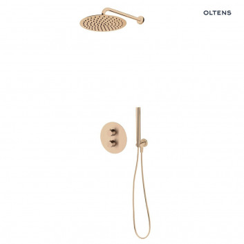 Sprchový set Oltens Molle do sprchové baterie naściennej - chrom