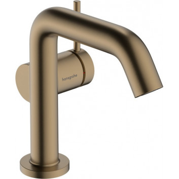 Páková umyvadlová baterie 110 bez výpusti, Hansgrohe Tecturis S - Bronz Szczotkowany