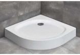 Brodzik Dolphi Radaway Patmos A Compact 90x90 cm półokrągły- sanitbuy.pl
