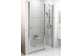 Dveře wnękowe CSD2-100 Ravak Chrome dwuelementowe, lesklá + transparent