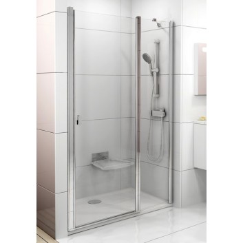 Drzwi wnękowe CSD2-110 Ravak Chrome dwuelementowe, połysk + transparent- sanitbuy.pl