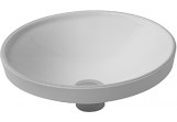 Umyvadlo Duravit Architec pod desku śr.37,5 cm