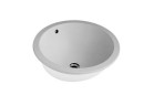 Umyvadlo Villeroy & Boch Loop&Friends, Bílá Alpin, na desku, průměr 39 cm, z přepadem