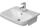  Polozápustné umyvadlo, Duravit DuraStyle, 55x45,5 cm, 1otvorová, Bílá Alpin