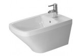 Závěsný bidet, Duravit DuraStyle, 370x620 mm, 1-otvorový, Bílá Alpin