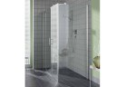 Ściana boční do dveře z pevnými segmenty Kermi Filia XP, szer. 100 cm, wys. 200 cm, stříbrný profil, sklo čiré z KermiClean 