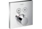 Baterie termostatická Hansgrohe ShowerSelect, podomítková pro 2 příjímače, vnější komponent, chrom