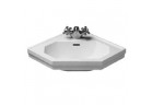 Umyvadlo Duravit 1930 Series rohová 60x45 m s povrchem WonderGliss