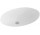 Umyvadlo Villeroy & Boch Evana Weiss Alpin Ceramicplus pod desku, 50x35 cm, bez místa na armaturu, z přepadem