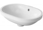 Umyvadlo pod desku, Duravit Foster, 43x28 cm, Bílá Alpin WonderGliss