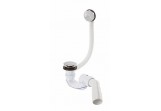 Sifon pro sprchové vaničky/ Sada odpływowo - przelewowy Click-Clack 50 mm do sprchové vaničky wysokiego