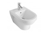 Bidet Villeroy & Boch O.Novo 36x56 cm, závěsný, Bílá Alpin Ceramicplus, 1-otvorový, z přepadem
