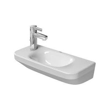 Umywalka Duravit DuraStyle, mała, 500x220 mm, bez otworu na baterię, Biały Alpin WonderGliss- sanitbuy.pl
