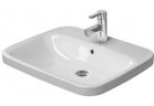 Umyvadlo na postavení na desku, Duravit DuraStyle, 62x 50 cm, 1otvorová, Bílá Alpin WonderGliss