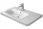 Umyvadlo nábytkové, Duravit DuraStyle, 80x48 cm, komora na levé straně, 1 -otvorová, Bílá Alpin WonderGliss