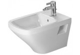 Závěsný bidet, Duravit DuraStyle, 370x540 mm, 1-otvorový, Bílá Alpin WonderGliss