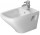 Závěsný bidet, Duravit DuraStyle, 370x540 mm, 1-otvorový, Bílá Alpin WonderGliss