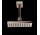 Horní sprcha Gessi Rettangolo Shower 21x14 cm stropní