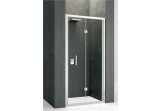 Dveře skládací Novellini Kali S, zakres regulacji 65-71 cm, stříbrný profil, čiré sklo