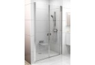 Dveře sprchové dwuelementowe CSDL2 100 Ravak Chrome, bílá + transparent
