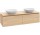 Skříňka pod umyvadlo Villeroy&Boch Legato, 1200x380x500 mm, Glossy White, miejsce pod dvě Umywalki, svítidlo LED