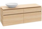 Skříňka pod umyvadlo Villeroy&Boch Legato, 1200x550x500 mm, Glossy White, miejsce na umywalkę na levé straně