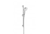 Sprchový set Hansgrohe Croma Select E 1jet 90 cm, velikost sprchové hlavici 11 cm, bílý/chrom
