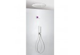Sprchový set termostatický, elektronický Tres Exclusive, horní sprcha stropní kulatá