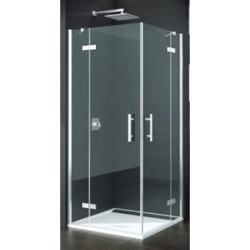 Sprchový kout Ronal Pur PUE2P rohový vstup 80x80cm, část pravá - sanitbuy.pl