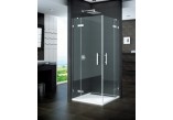 Sprchový kout Ronal Pur PUE2P rohový vstup 80x80cm, část pravá - sanitbuy.pl