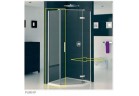 Stěna do Koutu pięciokątnej SanSwiss Pur 30 - 100 cm, čiré sklo (montáž z profilem)