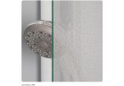 Sprchový kout SanSwiss wejście Narożne rozuwane TOP- LINE 100x100 cm, stříbrná matnáný, sklo Durlux