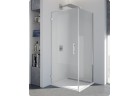 Pevná boční stěna SanSwiss Pur PU13P szer. 90 cm, chrom, sklo čiré