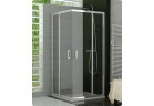 Sprchový kout Sanswiss top- Line ted2 wejście Narożne z drziami otwieranymi 75 cm, část pravá, stříbrná matná, čiré sklo