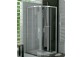 čtvercový sprchový kout 90 cm z posuvnými drzwiami Ronal Pur Light S, lesklá - sanitbuy.pl