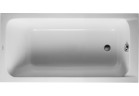 Vana Duravit D-Code obdélníková 150x75 cm pro zástavbu, odtok při hodidlech, bílá