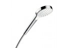 Sluchátko/ Ruční sprcha Hansgrohe Croma Select S 1 jet, DN 15, EcoSmart 7 l/min, velikost 110 mm, bílý/chrom