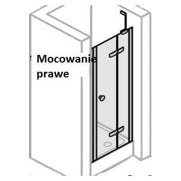 Dveře posuvné Huppe Aura Elegance , 900 x 900 mm, čiré sklo stříbrná mat , - sanitbuy.pl