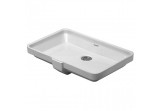 Umyvadlo pod desku Duravit 2nd Floor 52,5x35 cm, bez otvoru pro baterii, bílá