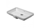 Umyvadlo pod desku Duravit 2nd Floor 52,5x35 cm, bez otvoru pro baterii, bílá