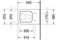Miska wisząca lejowa, Duravit DuraStyle Rimless, 370x540 mm, Biały Alpin- sanitbuy.pl