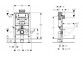 Podomítkový systém Geberit Duofix H112 k závěsnému WC , UP720, Sigma 8 cm- sanitbuy.pl