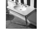 Závěsné umyvadlo Kerasan Retro 100x55 cm s nohama chromowanymi