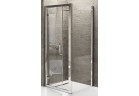 Stěna prysznico, profil chrom, sklo čiré