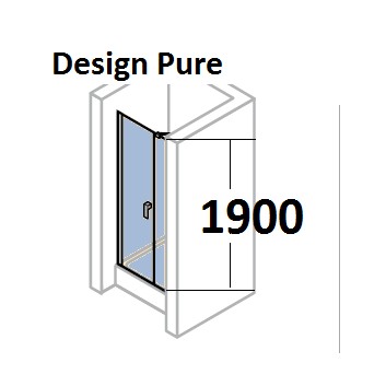 Dveře sprchové Huppe Design 501 - skládací, szer. 800 mm- sanitbuy.pl