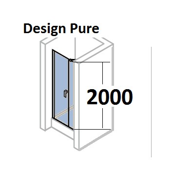 Dveře sprchové Huppe Design 501 - skládací, szer. 800 mm- sanitbuy.pl