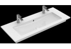 Umyvadlo nábytkové Villeroy & Boch Venticello 100x50 cm se dvěma otvory na Baterie z CeramicPlus