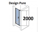 Dveře sprchové Huppe Design 501 - skládací, szer. 800 mm- sanitbuy.pl