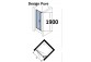 Dveře sprchové Huppe Design 501 - skládací, szer. 800 mm- sanitbuy.pl
