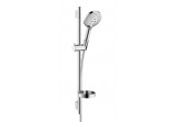 Sprchový set Hansgrohe Raindance Select S 120 3jet / Unica'S Puro 0,65m, bílý/chrom